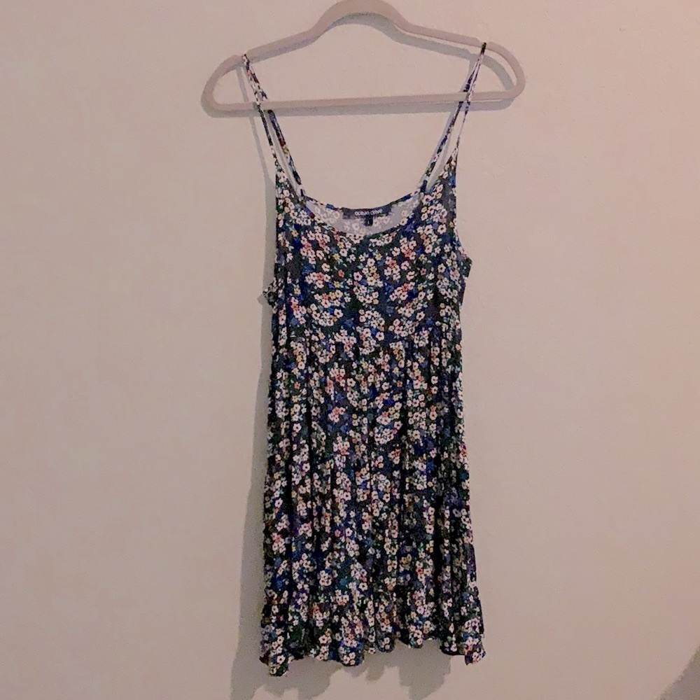 Tiered Floral Summer Dress
